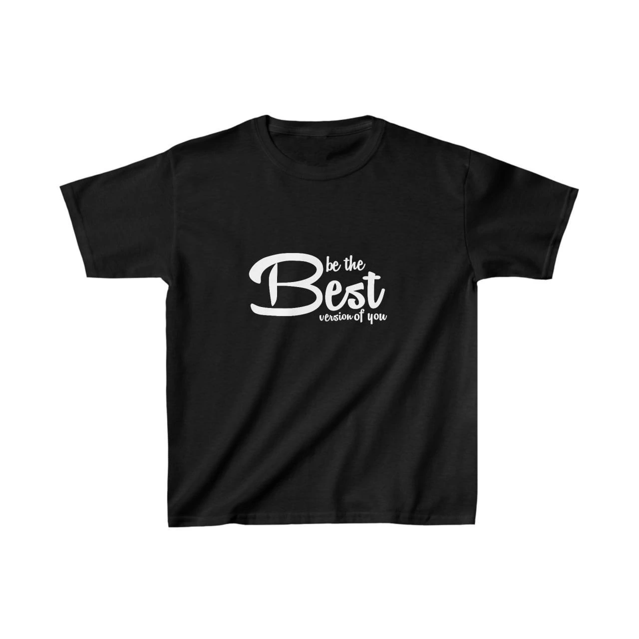 ASSEMA Unisex Çocuk Baskılı T-Shirt - Siyah
