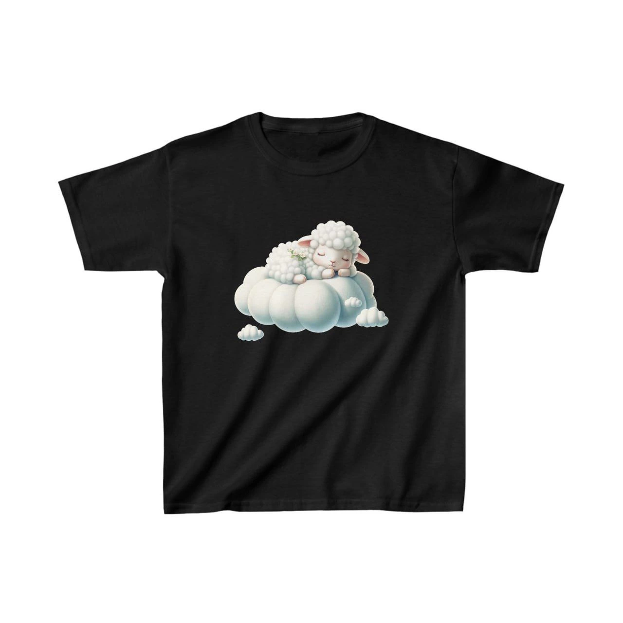 ASSEMA Unisex Çocuk Baskılı T-Shirt - Siyah
