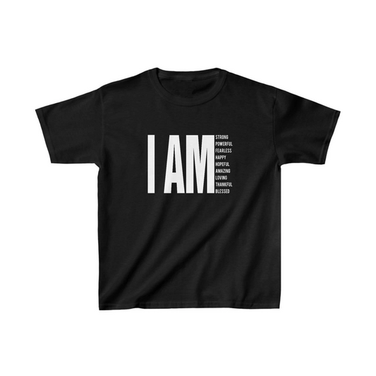 ASSEMA Unisex Çocuk Baskılı T-Shirt - Siyah