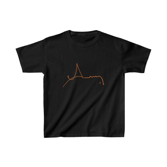 ASSEMA Unisex Çocuk Baskılı T-Shirt - Siyah