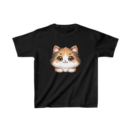 ASSEMA Unisex Çocuk Baskılı T-Shirt - Siyah