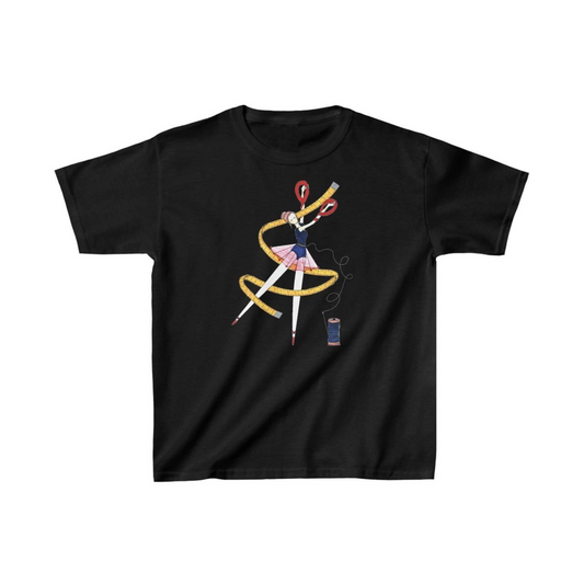 ASSEMA Unisex Çocuk Baskılı T-Shirt - Siyah