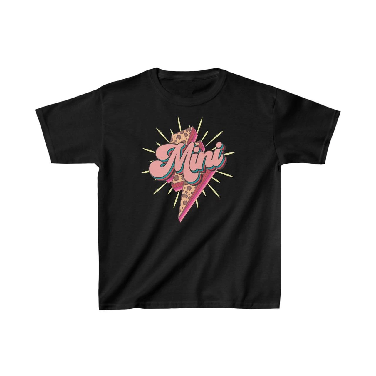 ASSEMA Unisex Çocuk Baskılı T-Shirt - Siyah