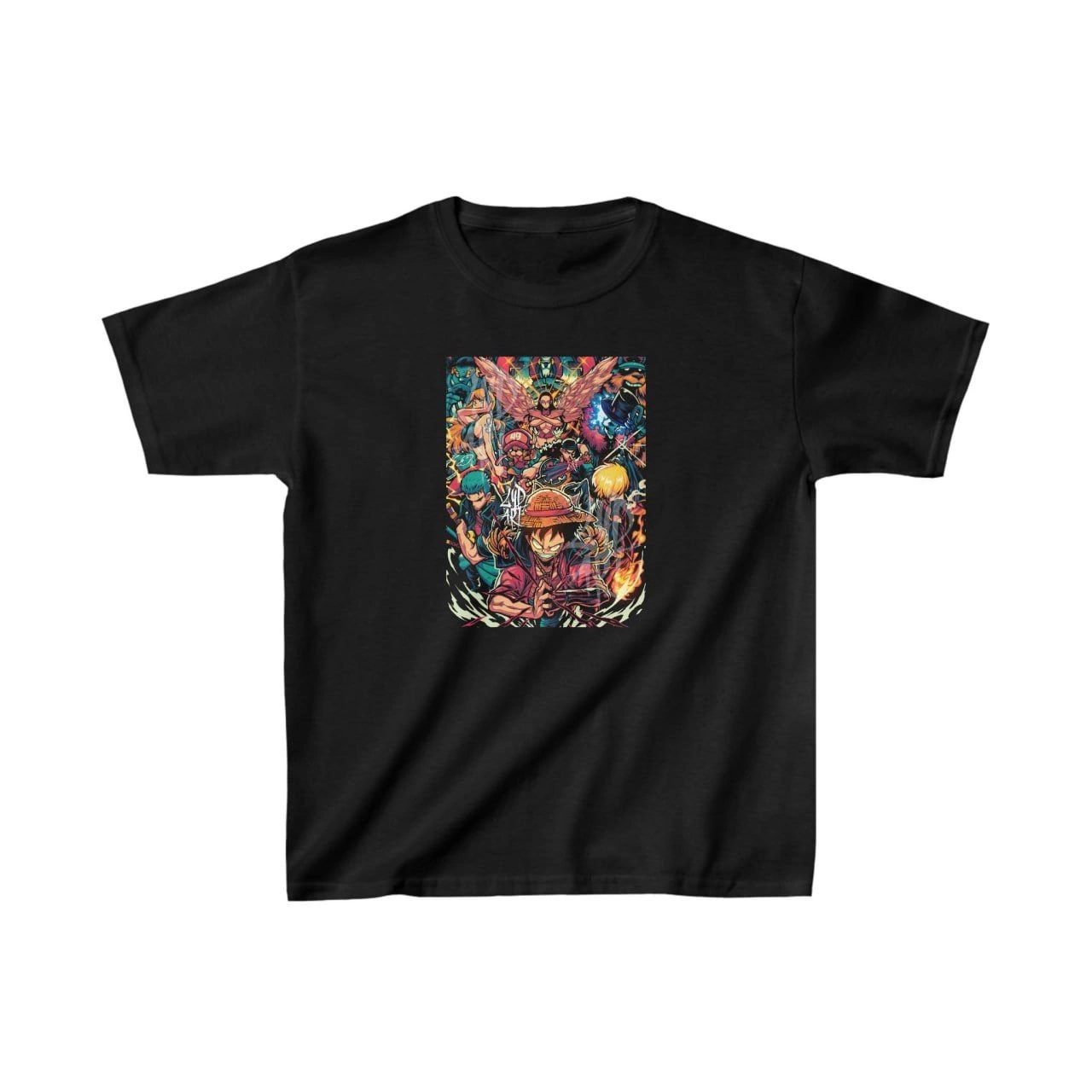 ASSEMA Unisex Çocuk Baskılı T-Shirt - Siyah