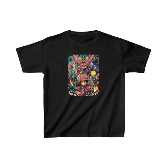 ASSEMA Unisex Çocuk Baskılı T-Shirt - Siyah