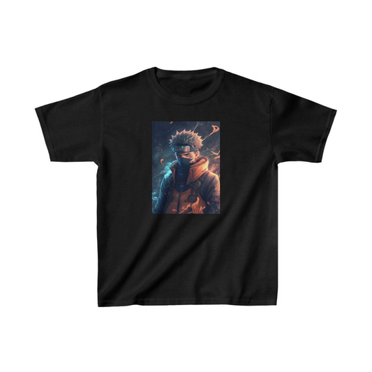ASSEMA Unisex Çocuk Baskılı T-Shirt - Siyah