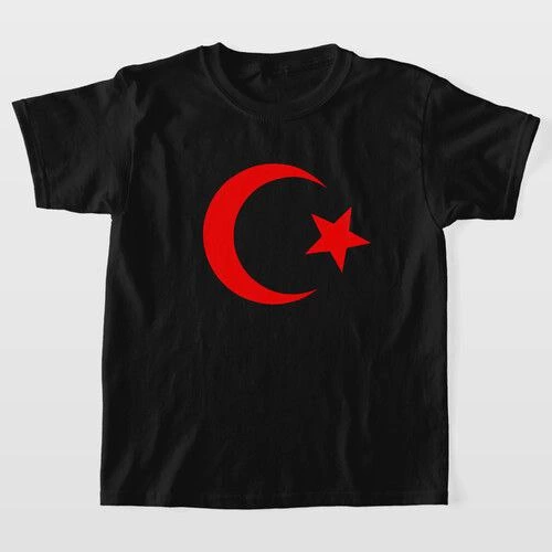 ASSEMA Unisex Çocuk Baskılı T-Shirt - Siyah