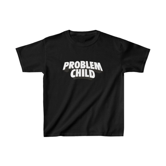 ASSEMA Unisex Çocuk Baskılı T-Shirt - Siyah