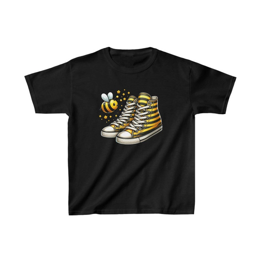 ASSEMA Unisex Çocuk Baskılı T-Shirt - Siyah