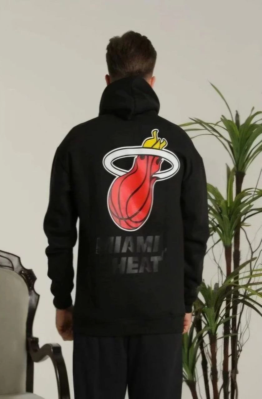 ASSEMA ERKEK Kapşonlu Baskılı Sweetshirt - Siyah