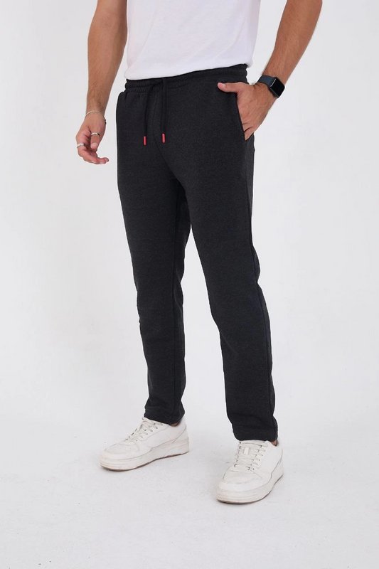 ASSEMA Unisex Üç İplik Basic Eşofman Pantolon - Antrasit